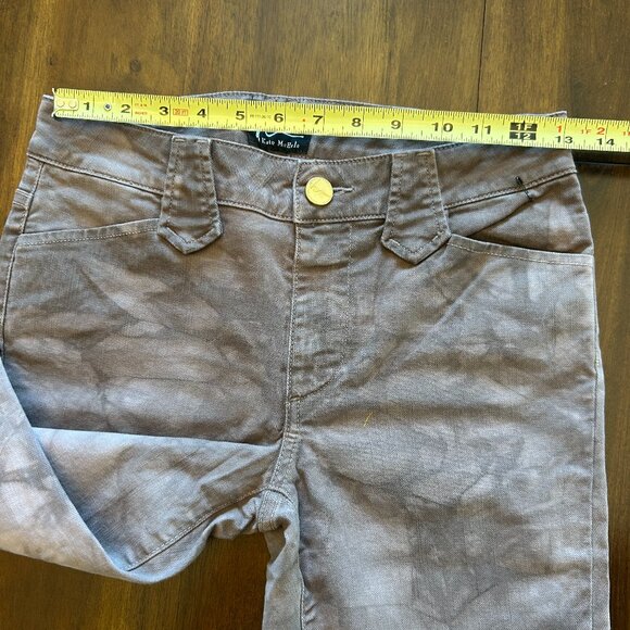 NWT Kate McHale Women Purple Gray Marbled Bootcut Pants Size 2 - Picture 8 of 16